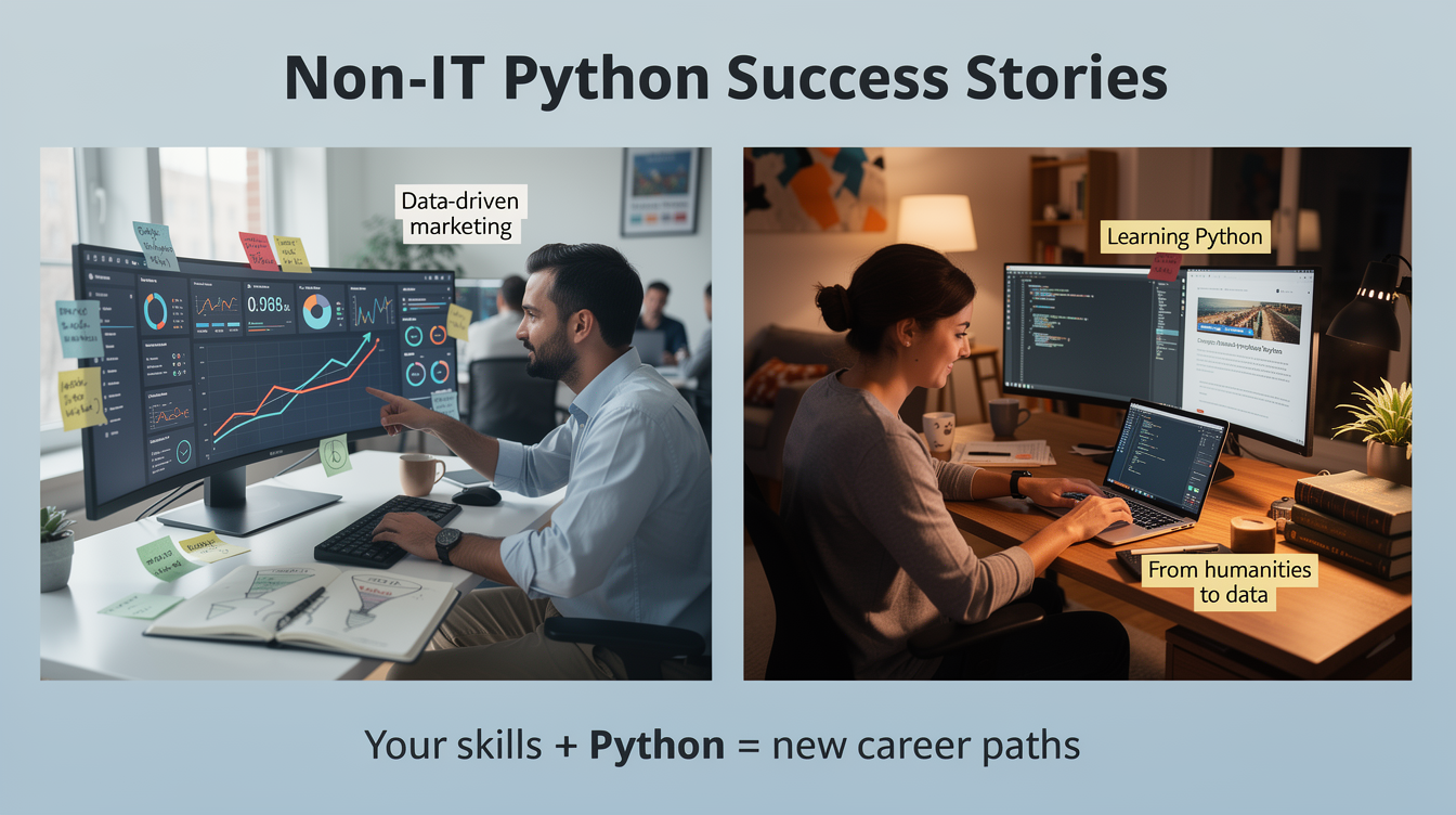 비전공자 출신 파이썬 개발자의 성공 사례 이미지