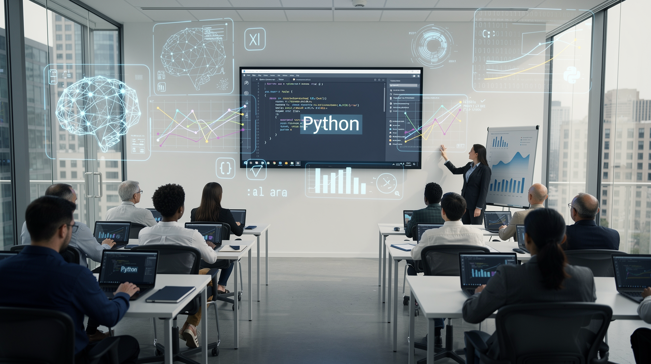 2026년 AI 시대에 비전공자가 파이썬을 배우는 모습