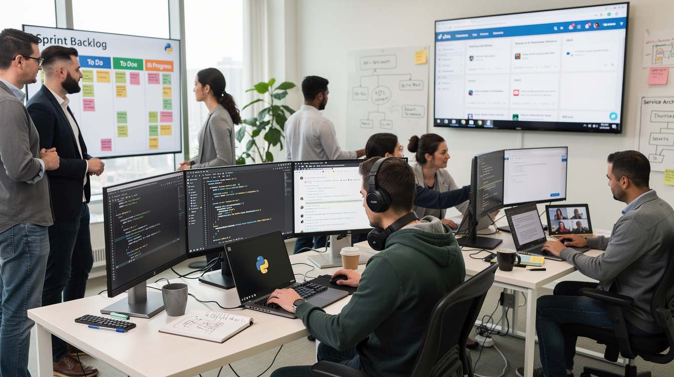 현직 파이썬 개발자의 하루 일과 모습